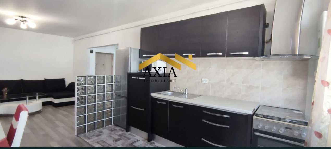 Apartament 2 camere, 49 mp + balcon 9 mp, mobilat, zona Cetății – Florești