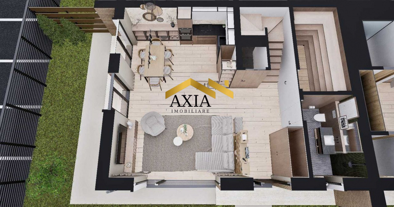 Casă cuplată 120 mp | Sub Cetate – Zonă exclusivă de case