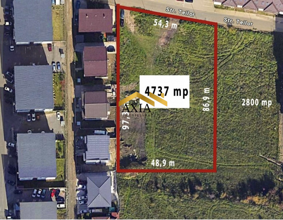 Teren construcții, PUZ în lucru | zona Teilor, Florești