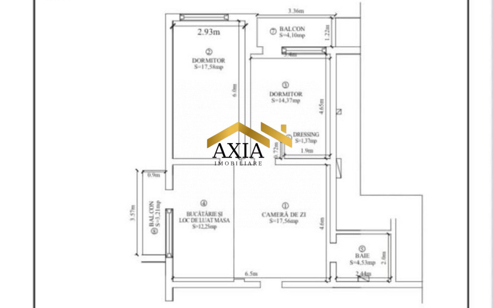 Apartament cu 3 camere, mobilat și utilat complet, zonă Teilor