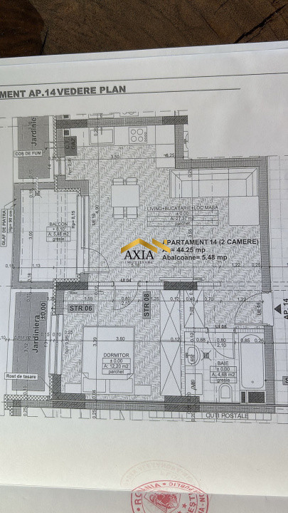 Apartament semifinisat, 2 camere, zona Cetatii!