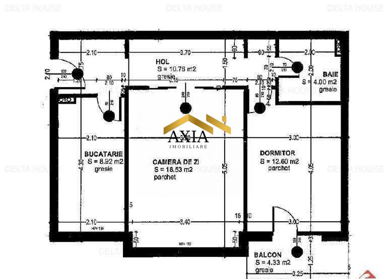 Apartament 2 camere, 54 mp, mobilat și utilat, parcare inclusă–Vivo/Roata Făget