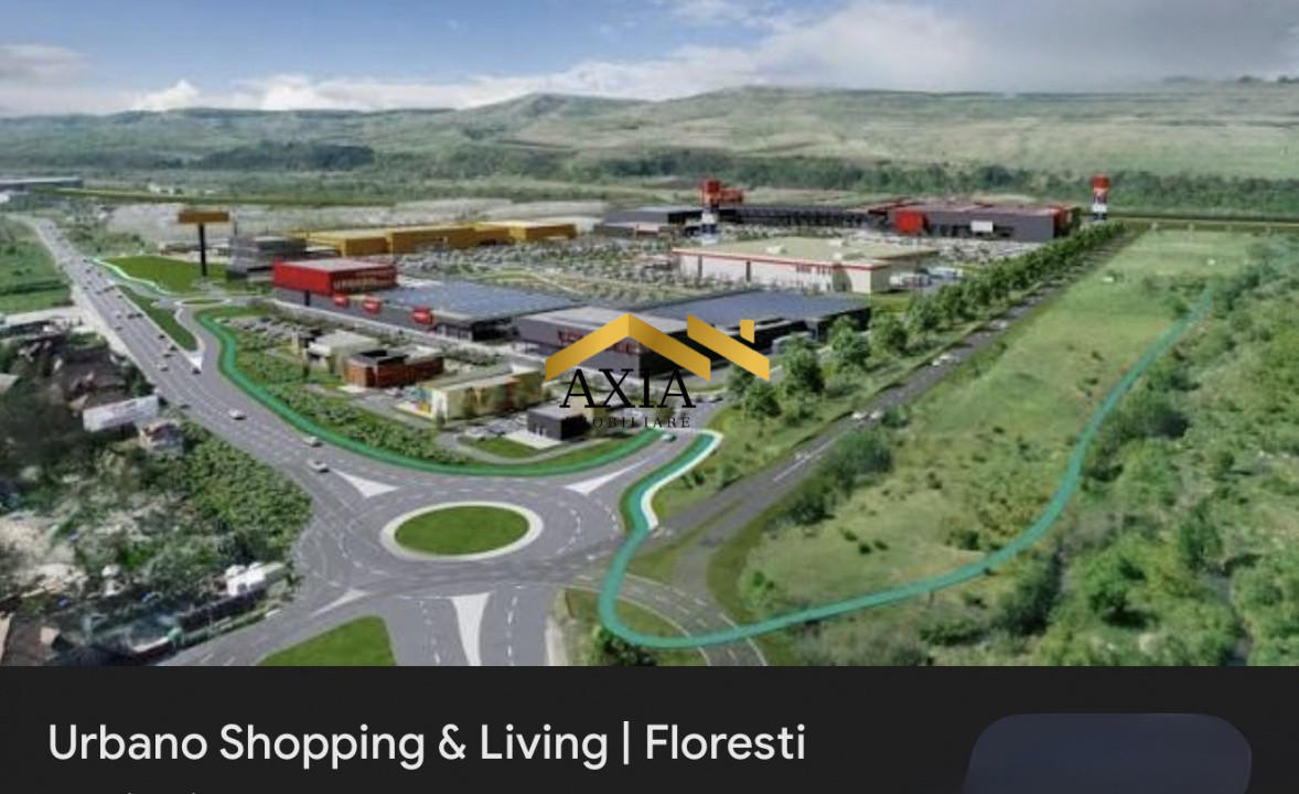 Teren intravilan 2.128 mp lângă viitorul Urbano Mall Florești