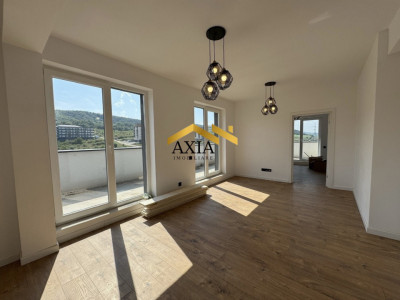 Apartament 2 camere + terasa 34 mp | Parcare subterana  | Floresti- Terra