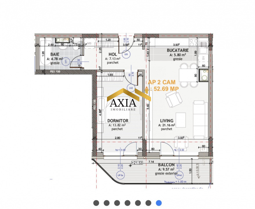 Apartament 2 camere cu terasă generoasă și finisaje premium- Eroilor
