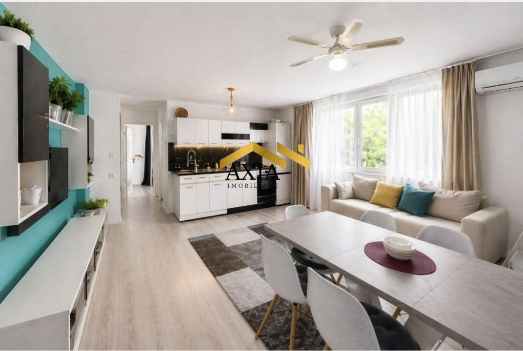 Apartament 2 camere, 50 mp, Florești – zona Stejarului, mobilat și utilat