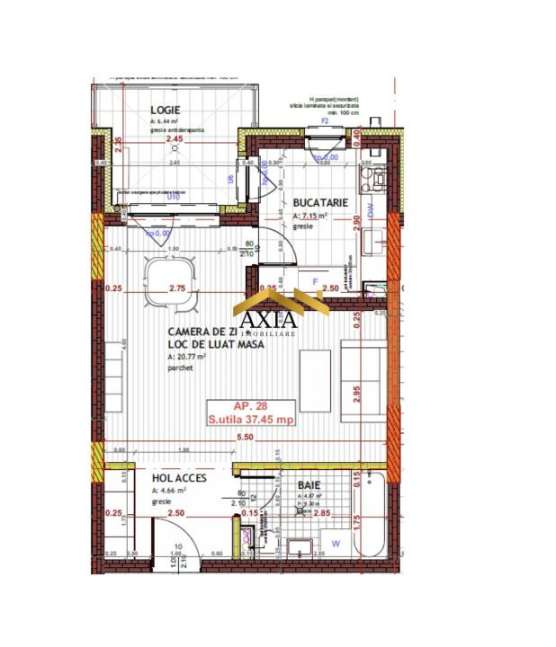 🏡 Apartament cu 1 cameră în bloc nou – Zona Tineretului, Florești