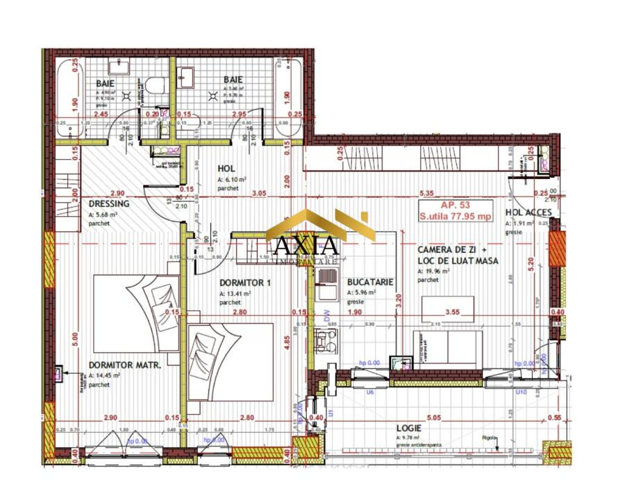 Apartament 3 camere Tineretului – locație excelentă