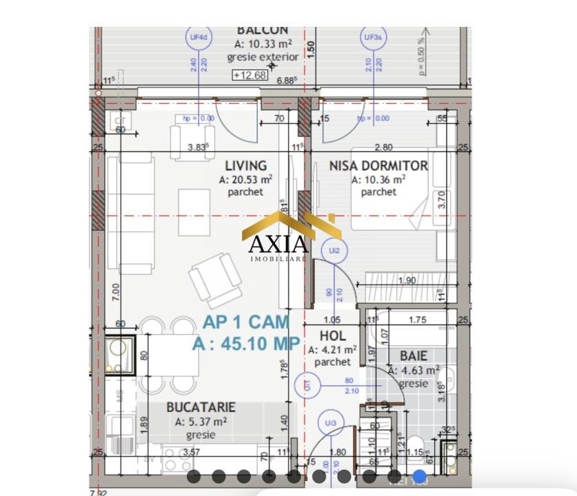 Apartament modern într-un ansamblu premium – 2 camere și parcare subterana 