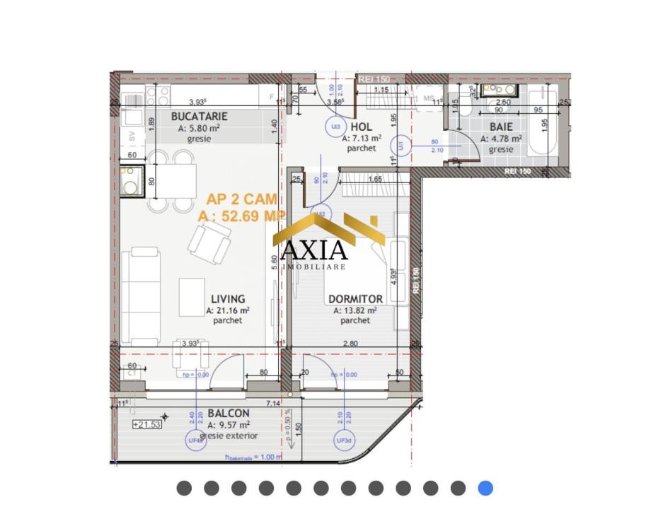     Apartament spațios cu 2 camere | Zona Eroilor | Bloc nou | Lift | Zonă verde
