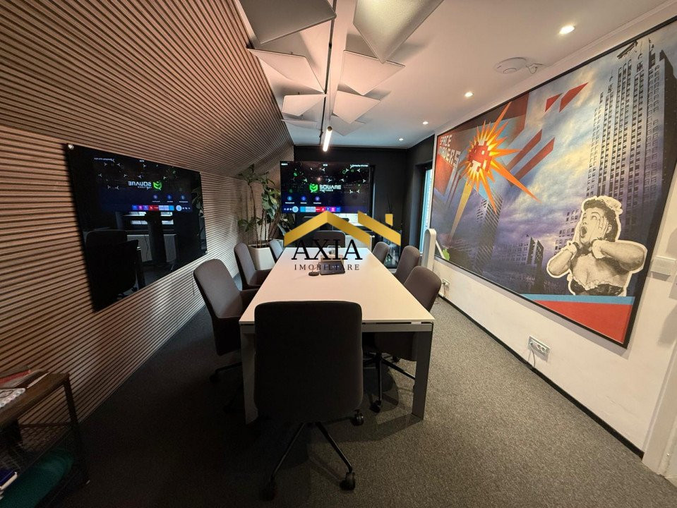 Spațiu de birouri de închiriat – 900 m², parcare inclusă, infrastructură IT